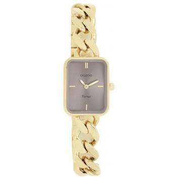 OOZOO Vintage - C20363, Gold case with Stainless Steel Bracelet
