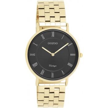 OOZOO Vintage - C20371, Gold case with Stainless Steel Bracelet