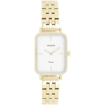 OOZOO Vintage - C20418, Gold case with Stainless Steel Bracelet