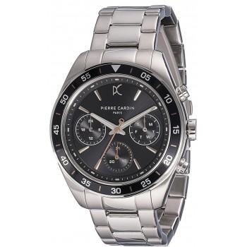 PIERRE CARDIN Nation - CF.1004.MS,  Silver case with Stainless Steel Bracelet