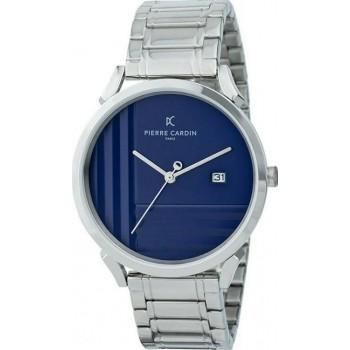 PIERRE CARDIN Pigalle Geometric - CPI.2045,  Silver case with Stainless Steel Bracelet