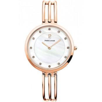 PIERRE LANNIER  Ladies Crystals - 016M999, Rose Gold case with Stainless Steel Bracelet