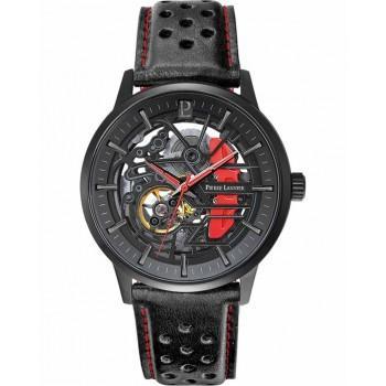 PIERRE LANNIER Paddock  Automatic - 338A433  Black case with Black Leather strap