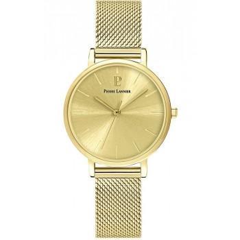 PIERRE LANNIER Symphony - 088F542  Gold case with Stainless Steel Bracelet