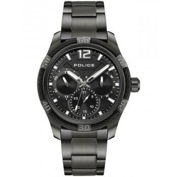 POLICE Chokery - PEWJK0005302,  Black case with Stainless Steel Bracelet