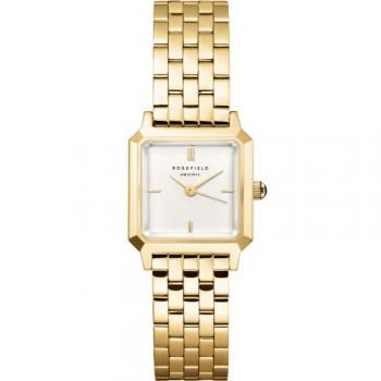 ROSEFIELD The Boxelle - BWGSG-B01 Gold case with Stainless Steel Bracelet