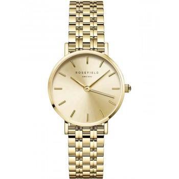 ROSEFIELD The Small Edit - SCGSG-S05 Gold case with Stainless Steel Bracelet