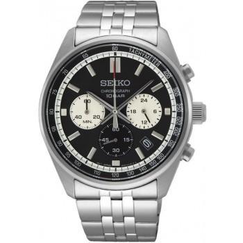SEIKO Conceptual Series Chronograph - SSB429P1,  Silver case with Stainless Steel Bracelet