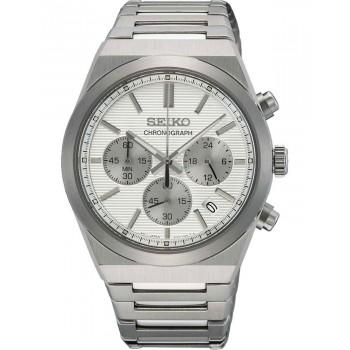 SEIKO Conceptual Series Chronograph - SSB451P1,  Silver case with Stainless Steel Bracelet