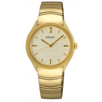 SEIKO Conceptual Series Modern Line - SUR552P1, Gold case  with Stainless Steel Bracelet