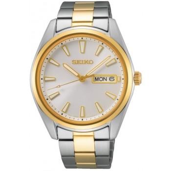SEIKO Essential Time Mens - SUR446P1J, Silver case  with Stainless Steel Bracelet