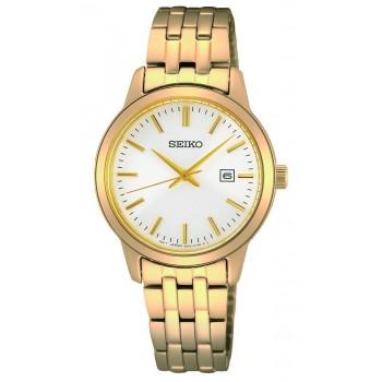 SEIKO Essential Time - SUR412P1, Gold case  with Stainless Steel Bracelet