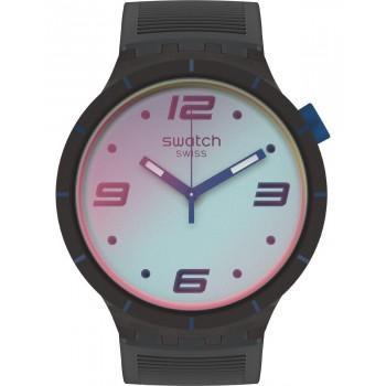 SWATCH Big Bold Futuristic - SO27B121  Grey case with Grey Rubber Strap