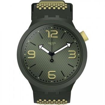 SWATCH Big Bold - SO27M102,  Green case with Green Yellow Strap
