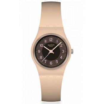 SWATCH Espresso Charm - LT104,  Beige case with Beige Rubber Strap