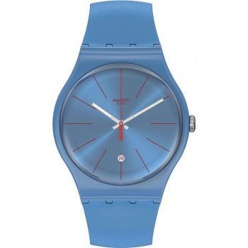 SWATCH Lagoonazing - SUOS401  Light Blue case with Light Blue Rubber Strap