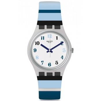 SWATCH Night Sky - GE275  Gray case with Multicolor Rubber Strap