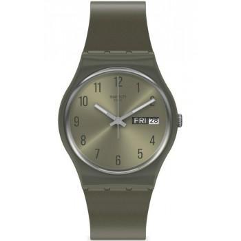 SWATCH Pearlygreen - GG712,  Green case with Green Rubber Strap