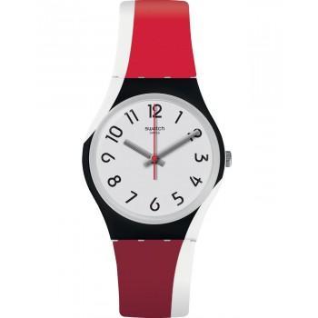 SWATCH Redtwist - GW208  Multicolor case with Multicolor Rubber Strap