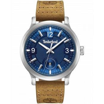 TIMBERLAND DRISCOLL - TDWGB0055903,  Silver case with Brown Leather Strap