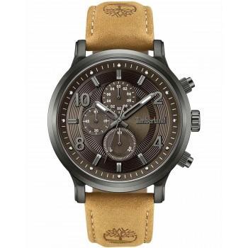 TIMBERLAND DRISCOLL - TDWGF0055703,  Anthracite case with Brown Leather Strap