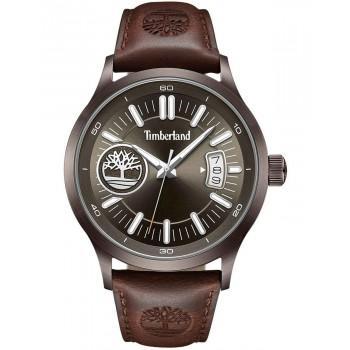 TIMBERLAND TRUMBUL - TDWGB0041004,  Brown case with Brown Leather Strap