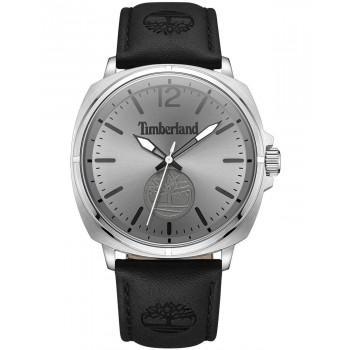 TIMBERLAND  WILLISTON - TDWGA0010602,  Silver case with Black Leather Strap