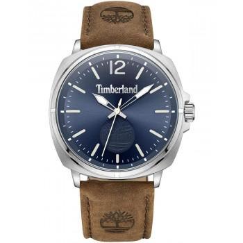 TIMBERLAND  WILLISTON - TDWGA0010603,  Silver case with Brown Leather Strap