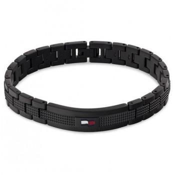 TOMMY HILFIGER Βραχιόλι από ανοξείδωτο ατσάλι Black 2790420