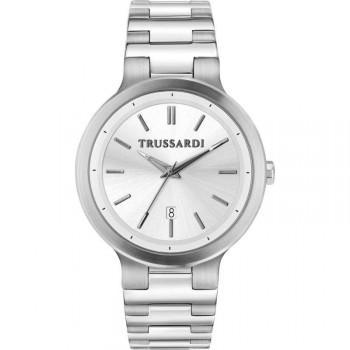 TRUSSARDI Loud - R2453164003,  Silver case with Stainless Steel Bracelet