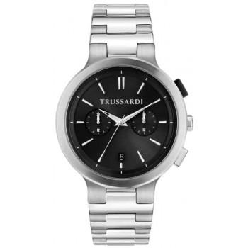 TRUSSARDI Loud - R2453164006,  Silver case with Stainless Steel Bracelet