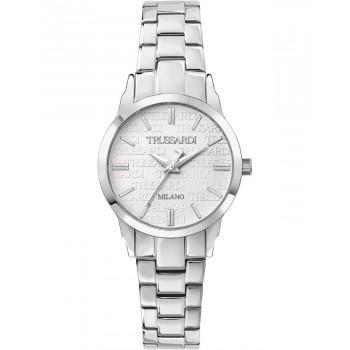 TRUSSARDI T-Bent - R2453141509,  Silver case with Stainless Steel Bracelet