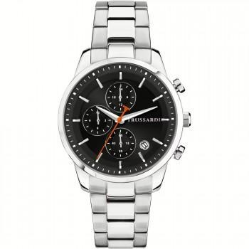TRUSSARDI T-Bridge - R2453171002,  Silver case with Stainless Steel Bracelet