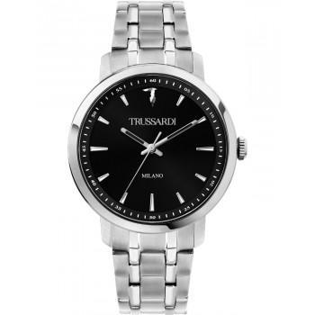 TRUSSARDI T-Couple - R2453147008,  Silver case with Stainless Steel Bracelet