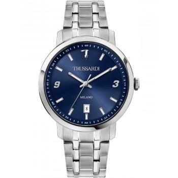 TRUSSARDI T-Couple - R2453147010,  Silver case with Stainless Steel Bracelet