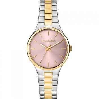 TRUSSARDI T-Essenza - R2453172502,  Silver case with Stainless Steel Bracelet