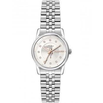 TRUSSARDI T-Joy Crystals - R2453150503,  Silver case with Stainless Steel Bracelet