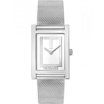 TRUSSARDI T-Strict - R2453155004,  Silver case with Stainless Steel Bracelet