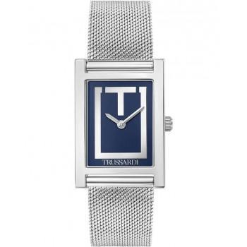 TRUSSARDI T-Strict - R2453155005,  Silver case with Stainless Steel Bracelet