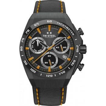 TW STEEL Fast Lane Limited Edition - CE4070  Black case, with Black Leather Strap