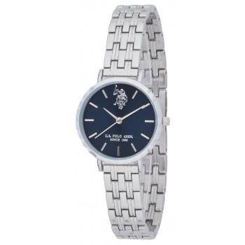 U.S. POLO Arya - USP8370BL, Silver case with Stainless Steel Bracelet