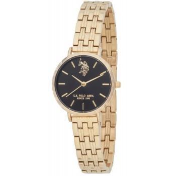 U.S. POLO Arya - USP8373BK, Gold case with Stainless Steel Bracelet
