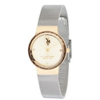 U.S. POLO Angelique - USP8260YG, Gold case with Stainless Steel Bracelet
