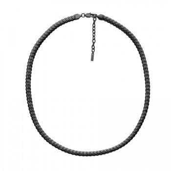 U.S. POLO Κολιέ από Ανοξείδωτο ατσάλι Black JW6038NK