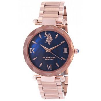 U.S. POLO Olympia - USP8091BL, Rose Gold case with Stainless Steel Bracelet