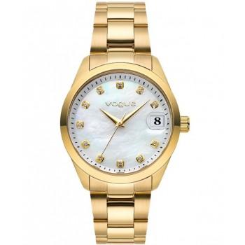 VOGUE Reina  Crystals - 614141, Gold case with Stainless Steel Bracelet