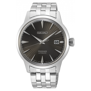 SEIKO Presage Style 60s Automatic - SRPE17J1 Silver case with Stainless Steel Bracelet
