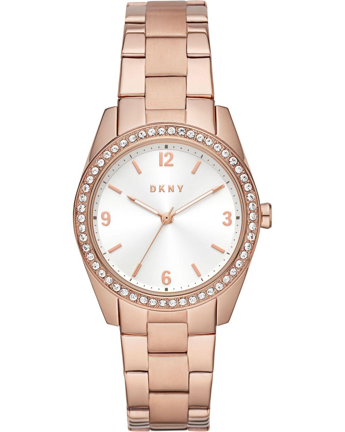 DKNY Nolita Crystals - NY2902, Rose Gold case with Stainless Steel Bracelet